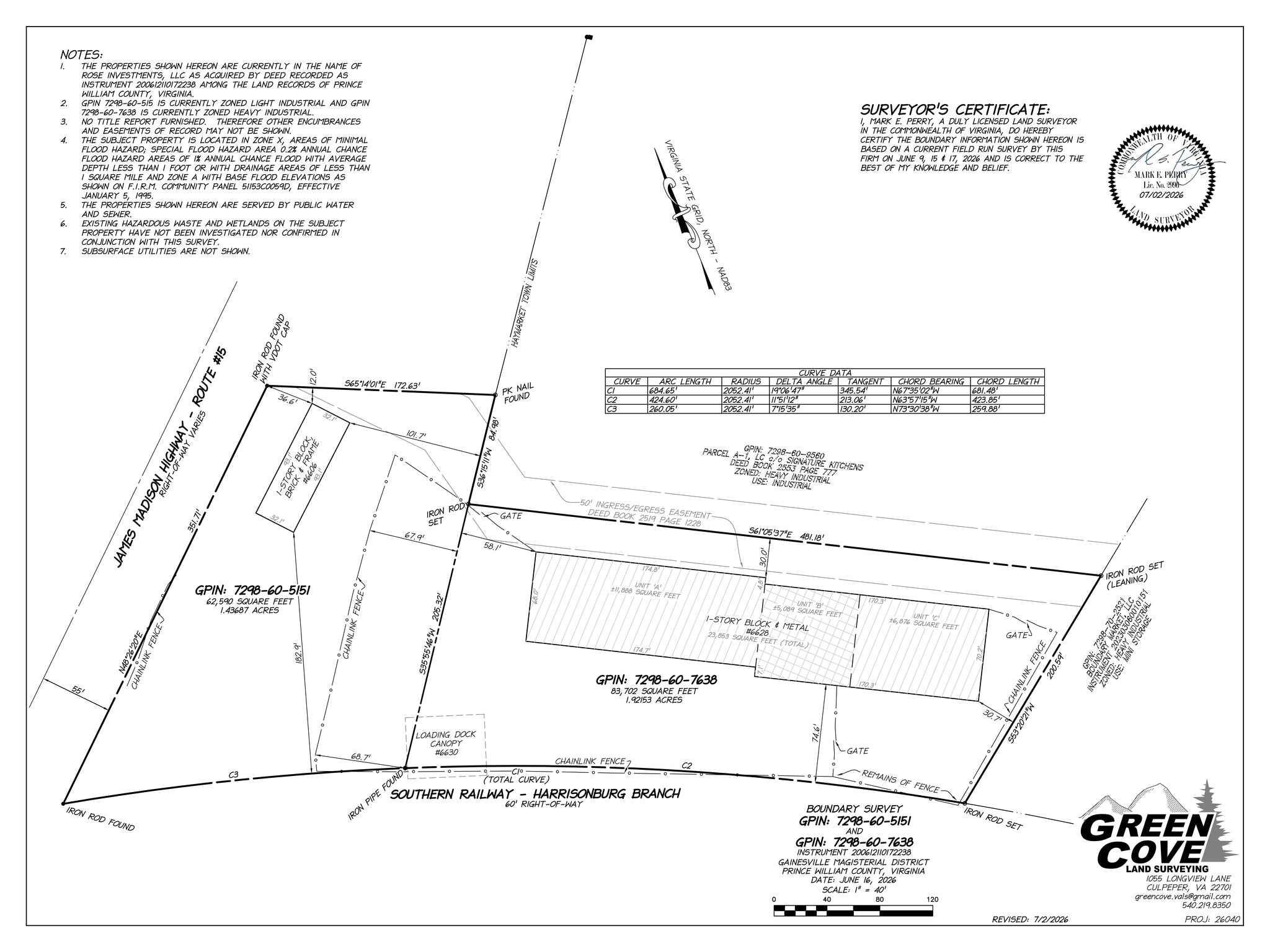 6628 James Madison Hwy, Haymarket, VA for lease Site Plan- Image 1 of 1