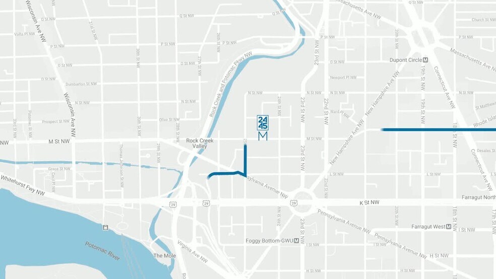 2445 M St NW, Washington, DC à louer - Vidéo sur l’inscription commerciale - Image 2 de 13