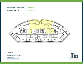 4800 Sugar Grove Blvd, Stafford, TX à louer Plan d  tage- Image 1 de 1