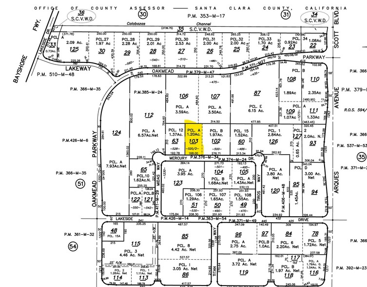 522 Mercury Dr, Sunnyvale, CA à vendre - Plan cadastral - Image 3 de 3