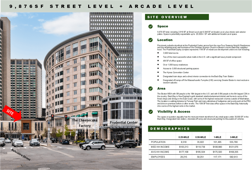 122 Belvidere St, Boston, MA à louer - Photo du bâtiment - Image 3 de 5