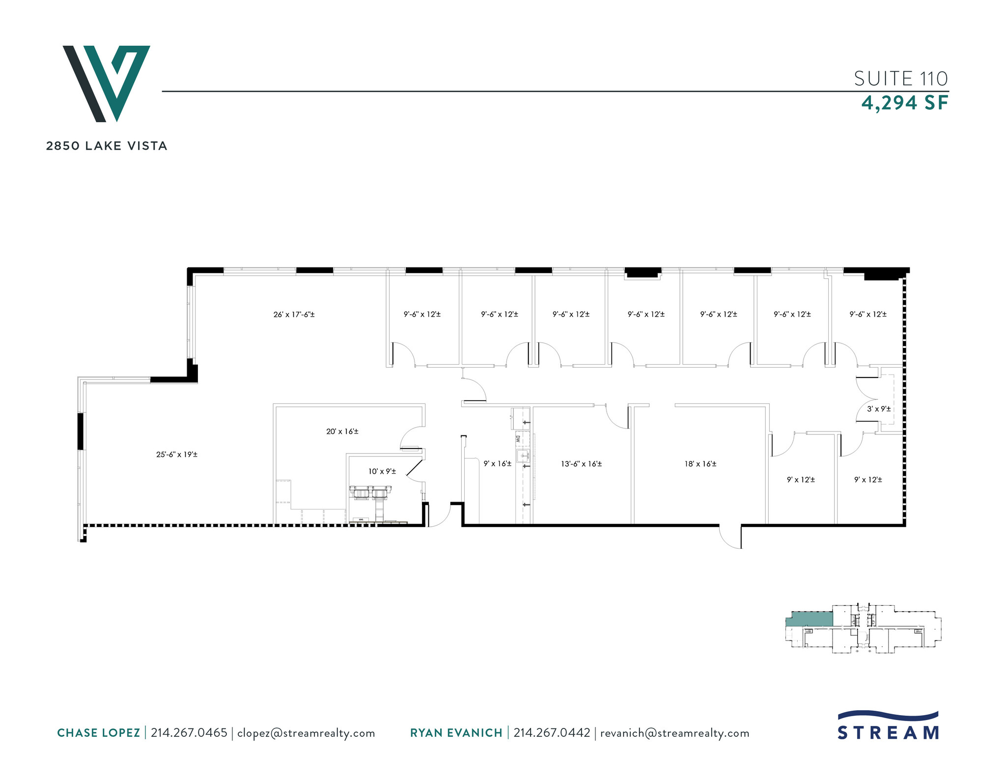 2850 Lake Vista Dr, Lewisville, TX for lease Floor Plan- Image 1 of 1