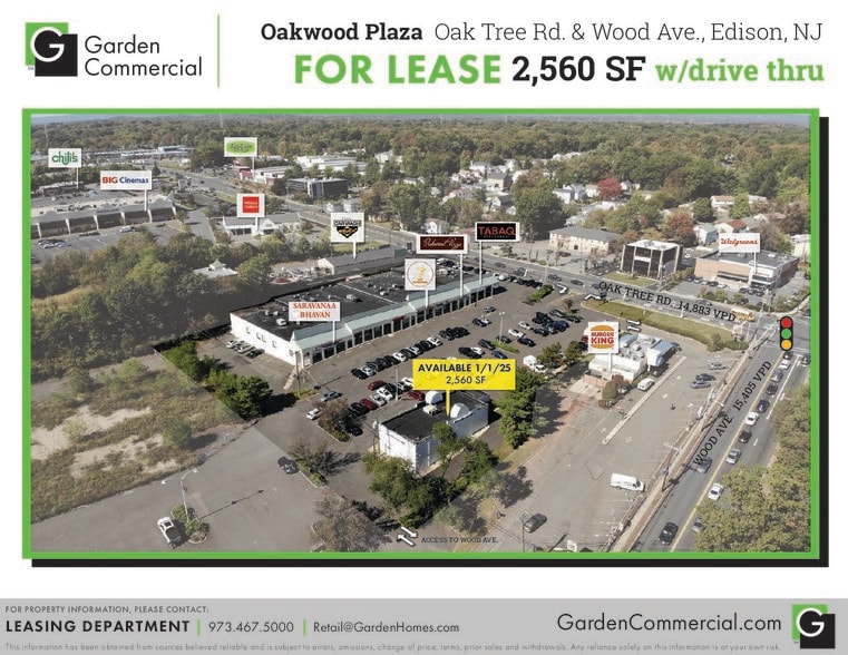 1627 Oak Tree Rd, Edison, NJ for lease - Building Photo - Image 2 of 5