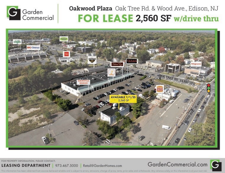 1627 Oak Tree Rd, Edison, NJ à louer - Photo du bâtiment - Image 2 de 5