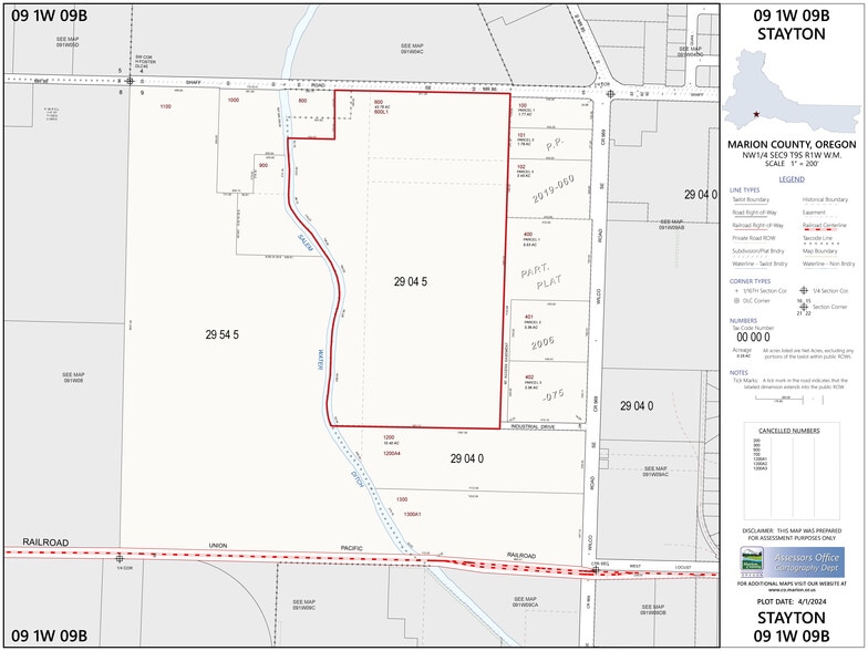 2410 Shaff Rd SE, Aumsville, OR for sale - Plat Map - Image 3 of 4