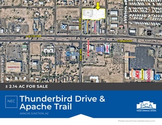 Plus de détails pour NEC Apache Trail & N Thunderbird Dr, Apache Junction, AZ - Terrain à vendre