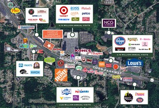 Plus de détails pour 3436 Cobb Pkwy N, Acworth, GA - Vente au détail à louer