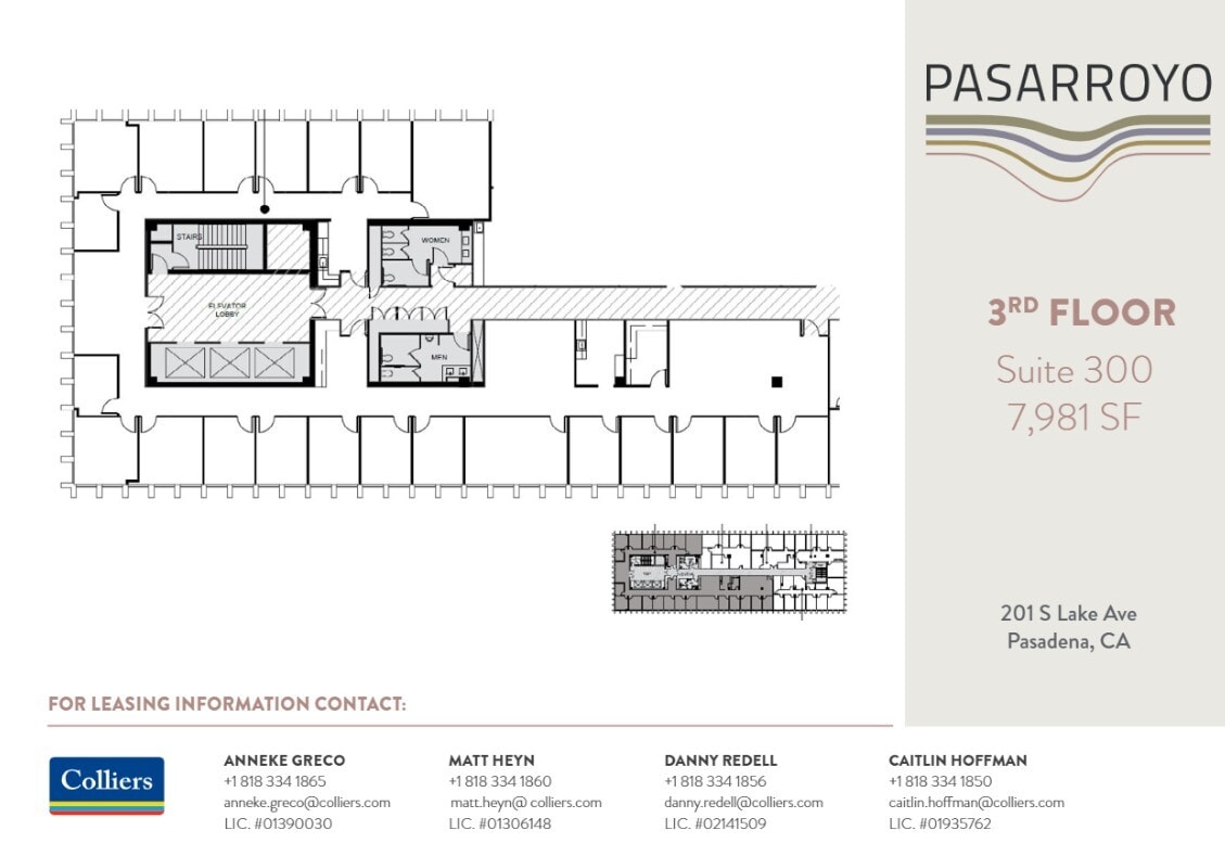 225 S Lake Ave, Pasadena, CA for lease Floor Plan- Image 1 of 1