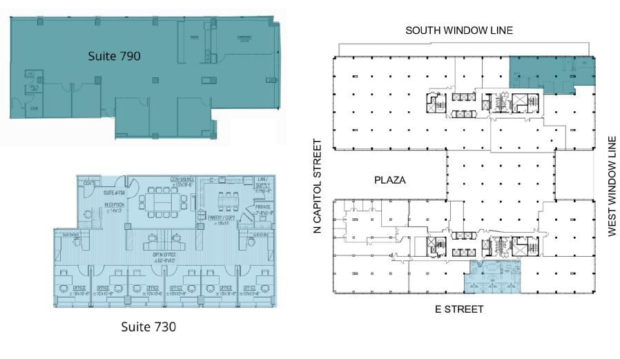 400-444 N Capitol St NW, Washington, DC à louer Plan d’étage- Image 1 de 9
