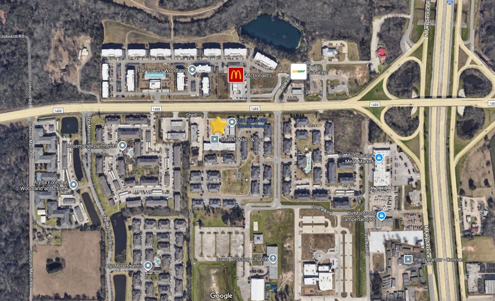 463 Fm-1488, Conroe, TX for lease - Aerial - Image 2 of 8