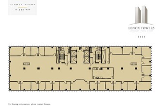 3400 Peachtree Rd NE, Atlanta, GA for lease Floor Plan- Image 1 of 1