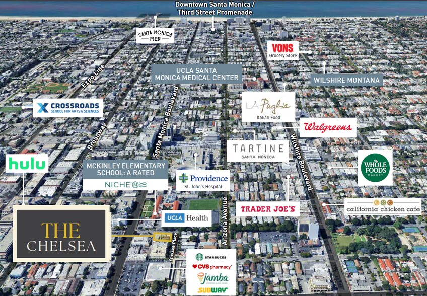 2440 Chelsea Pl, Santa Monica, CA à vendre - Photo du bâtiment - Image 3 de 7