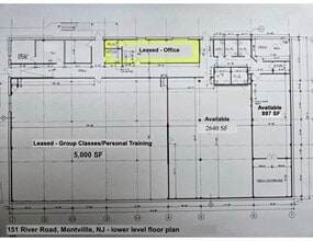 151 River Rd, Montville, NJ à louer Plan d’étage- Image 1 de 1
