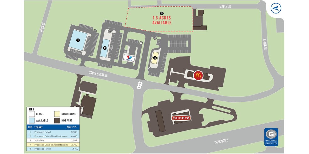 1250 S Court St, Circleville, OH for lease - Site Plan - Image 3 of 3