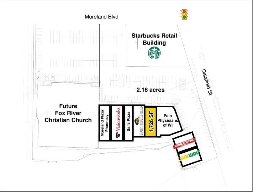 811-830 W Moreland Blvd, Waukesha, WI for lease Floor Plan- Image 1 of 1