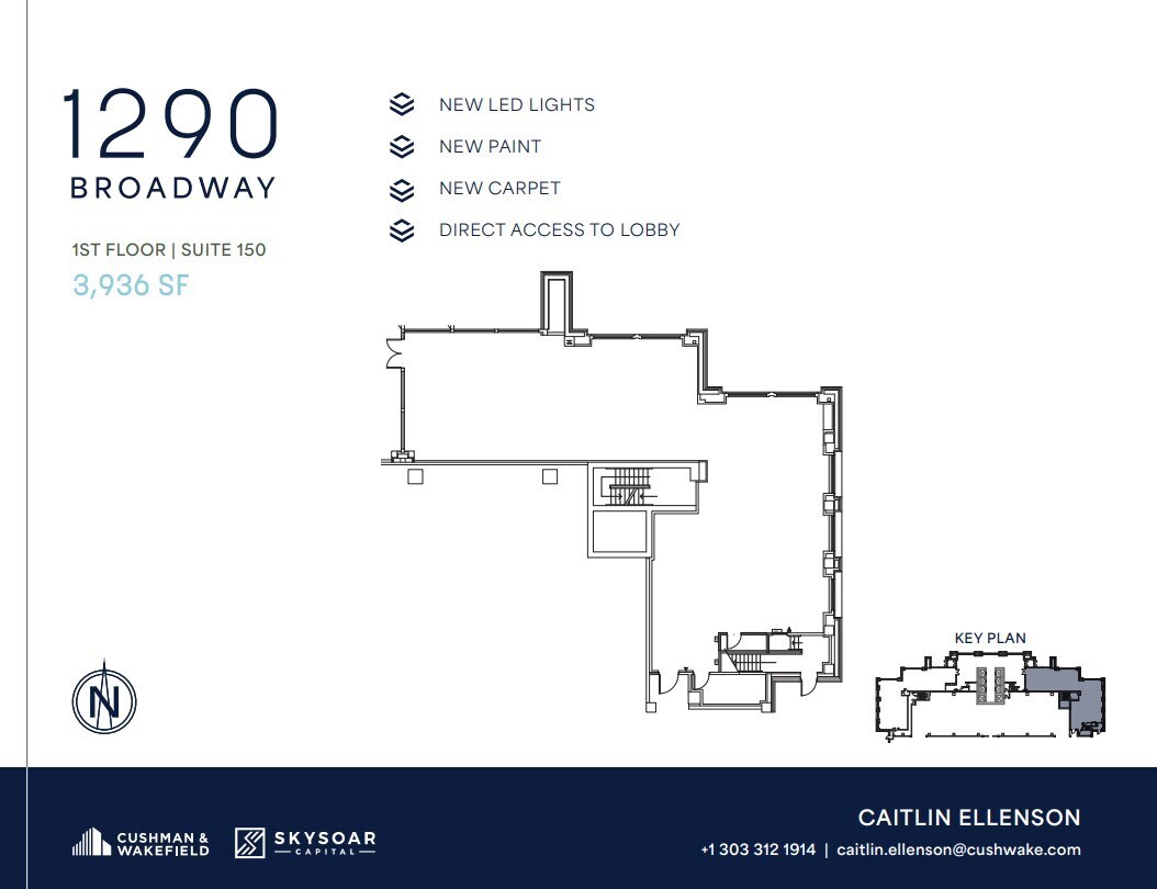 1290 Broadway, Denver, CO for lease Floor Plan- Image 1 of 1