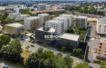 Nantes - Aérien Vue de la carte