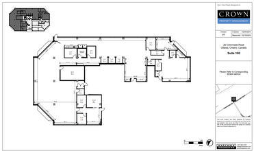 20 Colonnade Rd, Ottawa, ON à louer Plan d’étage- Image 1 de 1