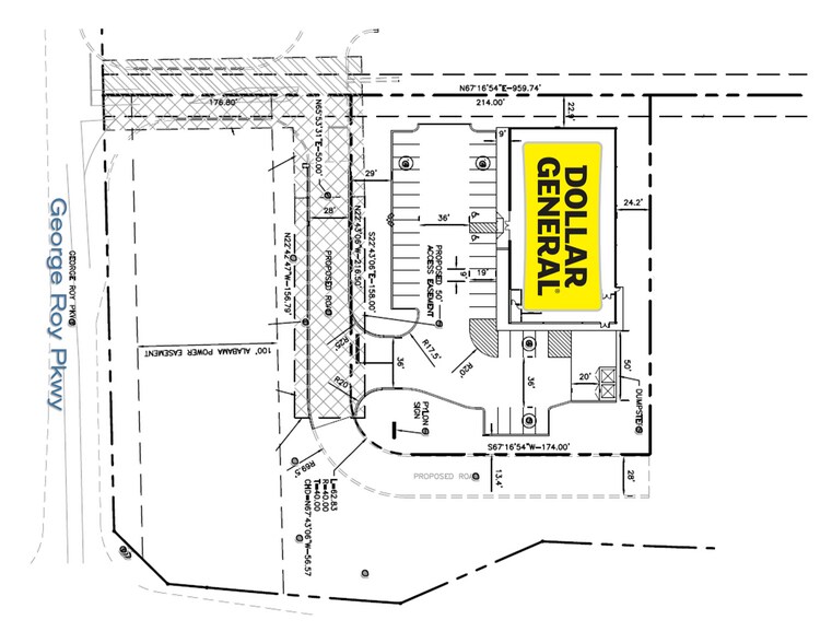200 George Roy Parkway, Calera, AL à vendre - Plan de site - Image 2 de 2