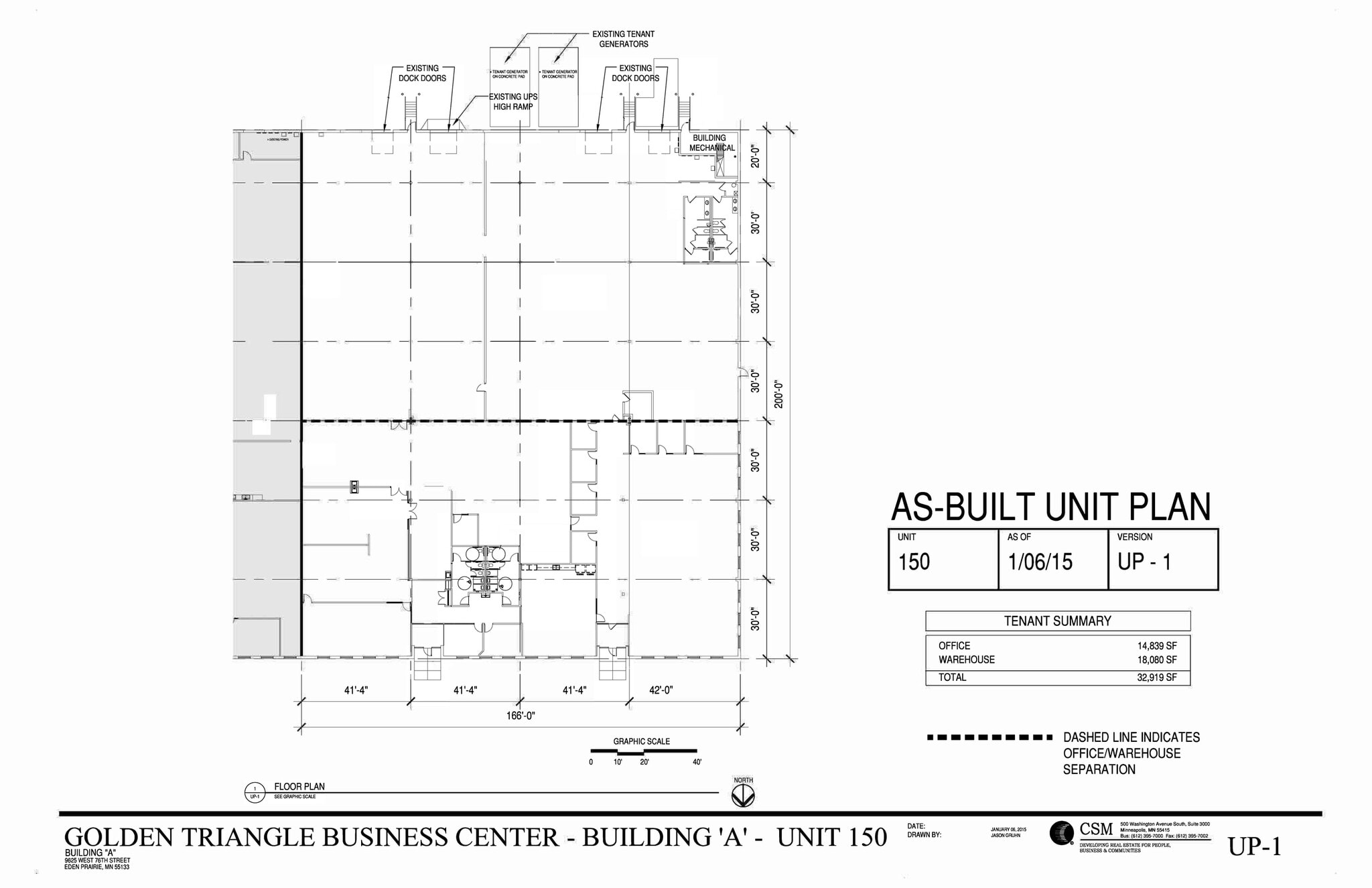 9675 W 76th St, Eden Prairie, MN à louer Plan d’étage- Image 1 de 1