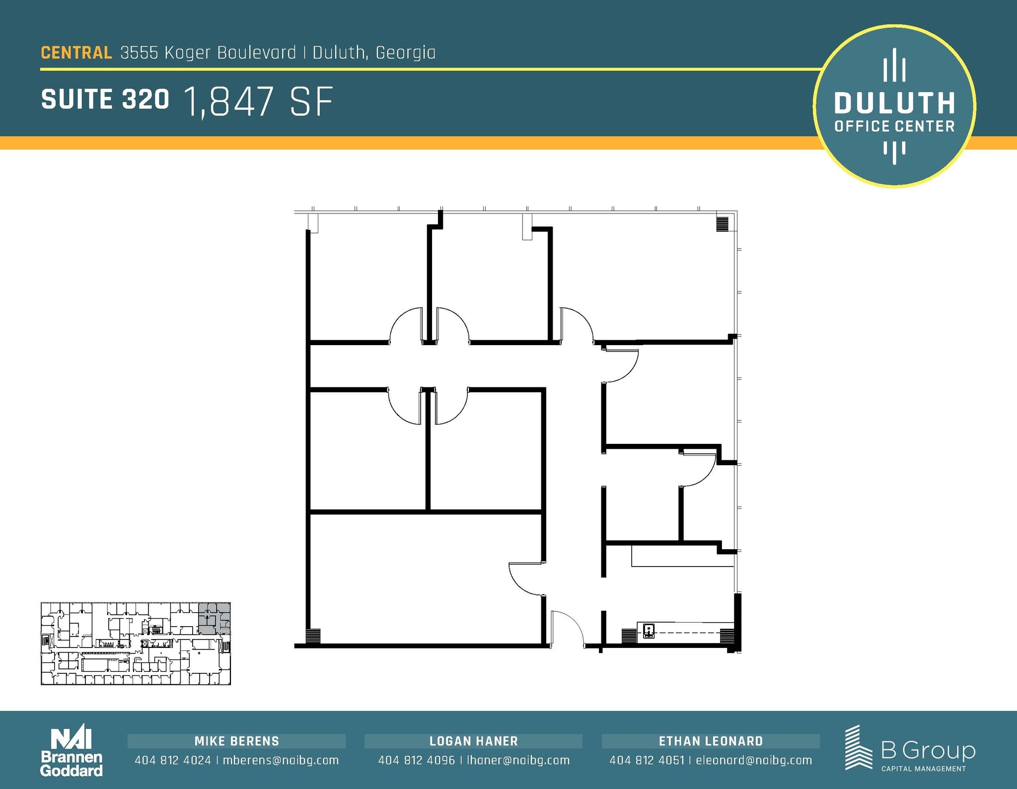 3505 Koger Blvd, Duluth, GA for lease Floor Plan- Image 1 of 1