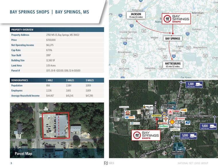 2760-2768 Highway 15, Bay Springs, MS à vendre - Photo du bâtiment - Image 2 de 2