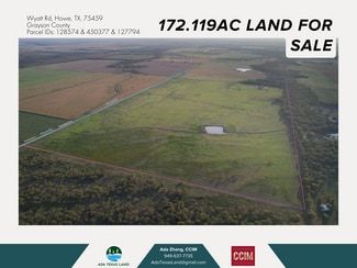 Plus de détails pour 9999 Wyatt Rd, Sherman, TX - Terrain à vendre