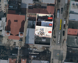 113-115 N Market St, Frederick, MD - aerial  map view