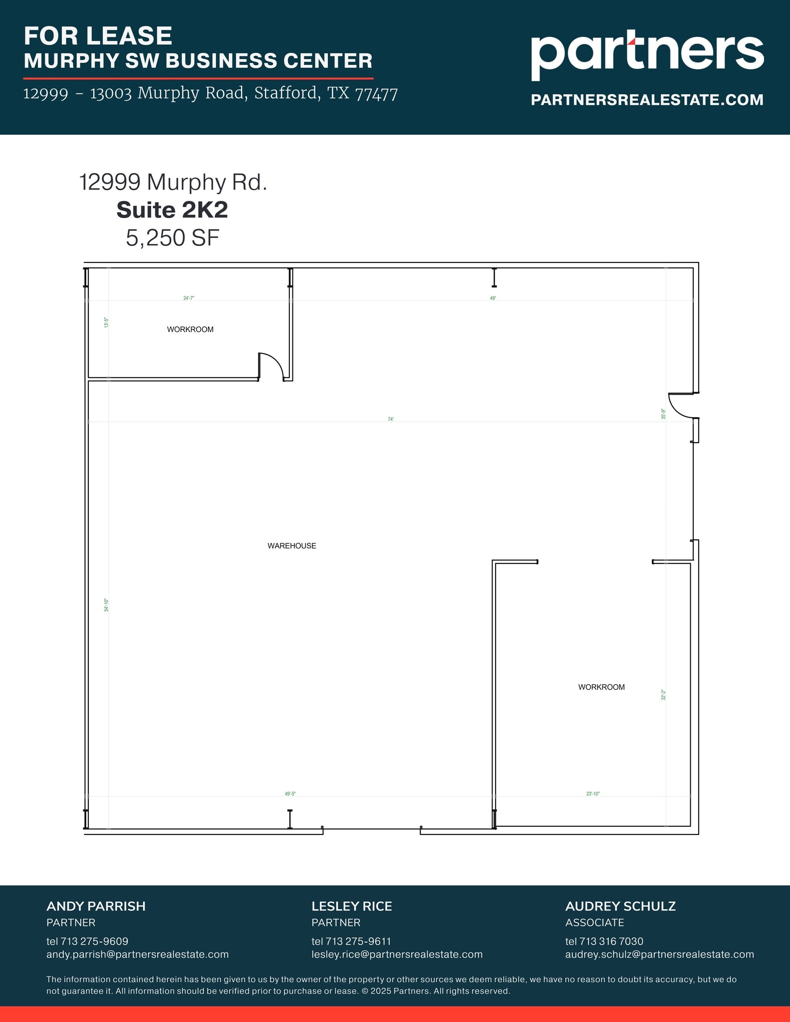12999-13003 Murphy Rd, Stafford, TX for lease Site Plan- Image 1 of 1