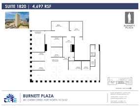 801 Cherry St, Fort Worth, TX for lease Site Plan- Image 2 of 2