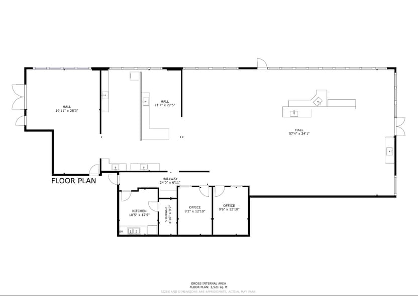 18009 Highway 99, Lynnwood, WA for lease - Floor Plan - Image 3 of 9