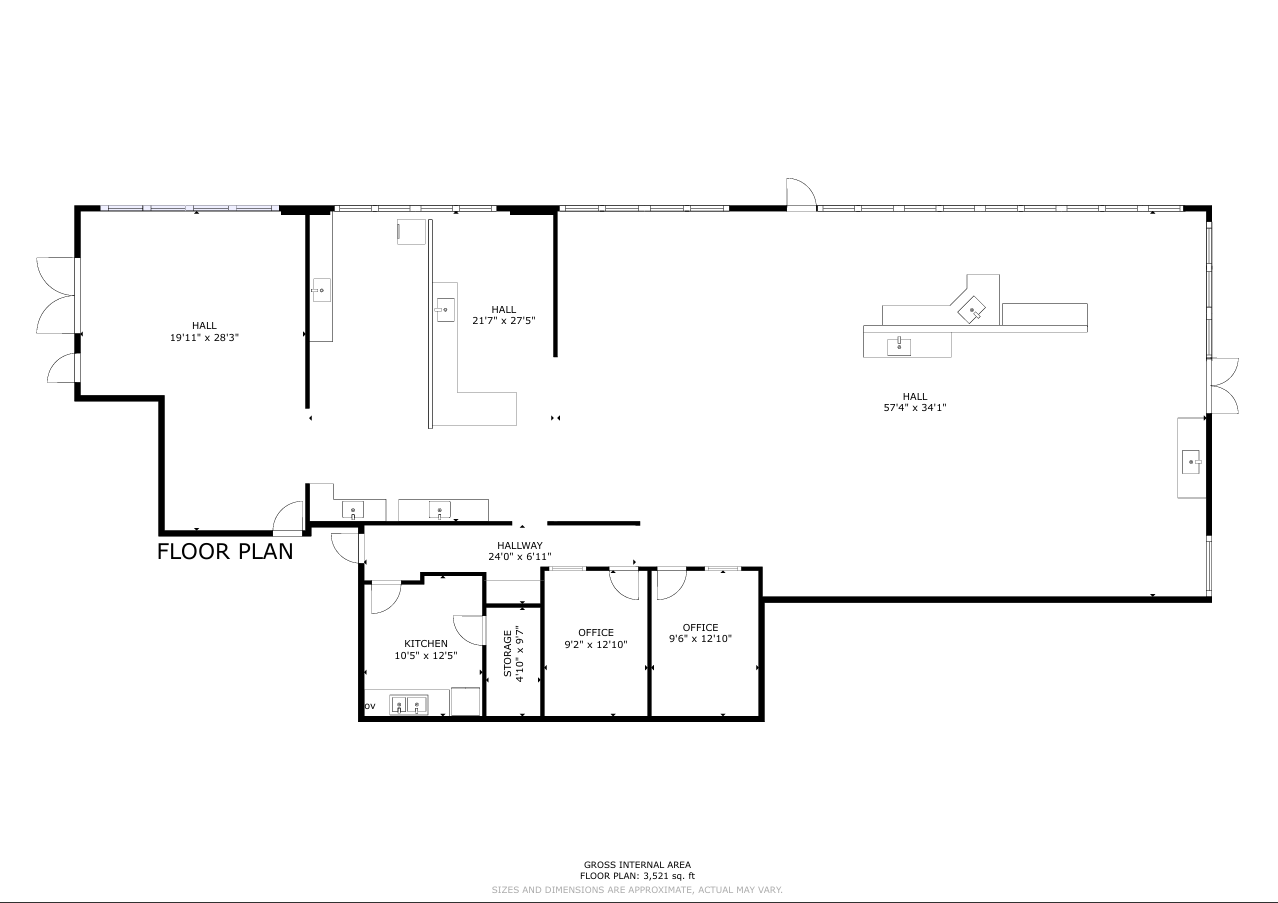 18009 Highway 99, Lynnwood, WA for lease Floor Plan- Image 1 of 7