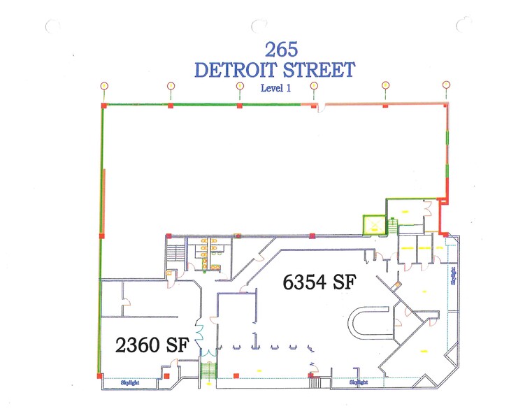 265-299 Detroit St, Denver, CO à louer - Plan de site - Image 2 de 2