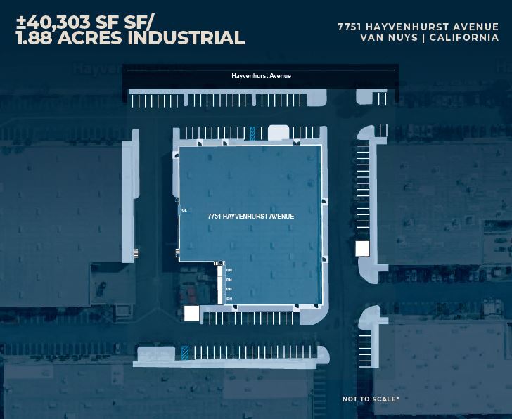 7751 Hayvenhurst Ave, Van Nuys, CA for sale Site Plan- Image 1 of 3