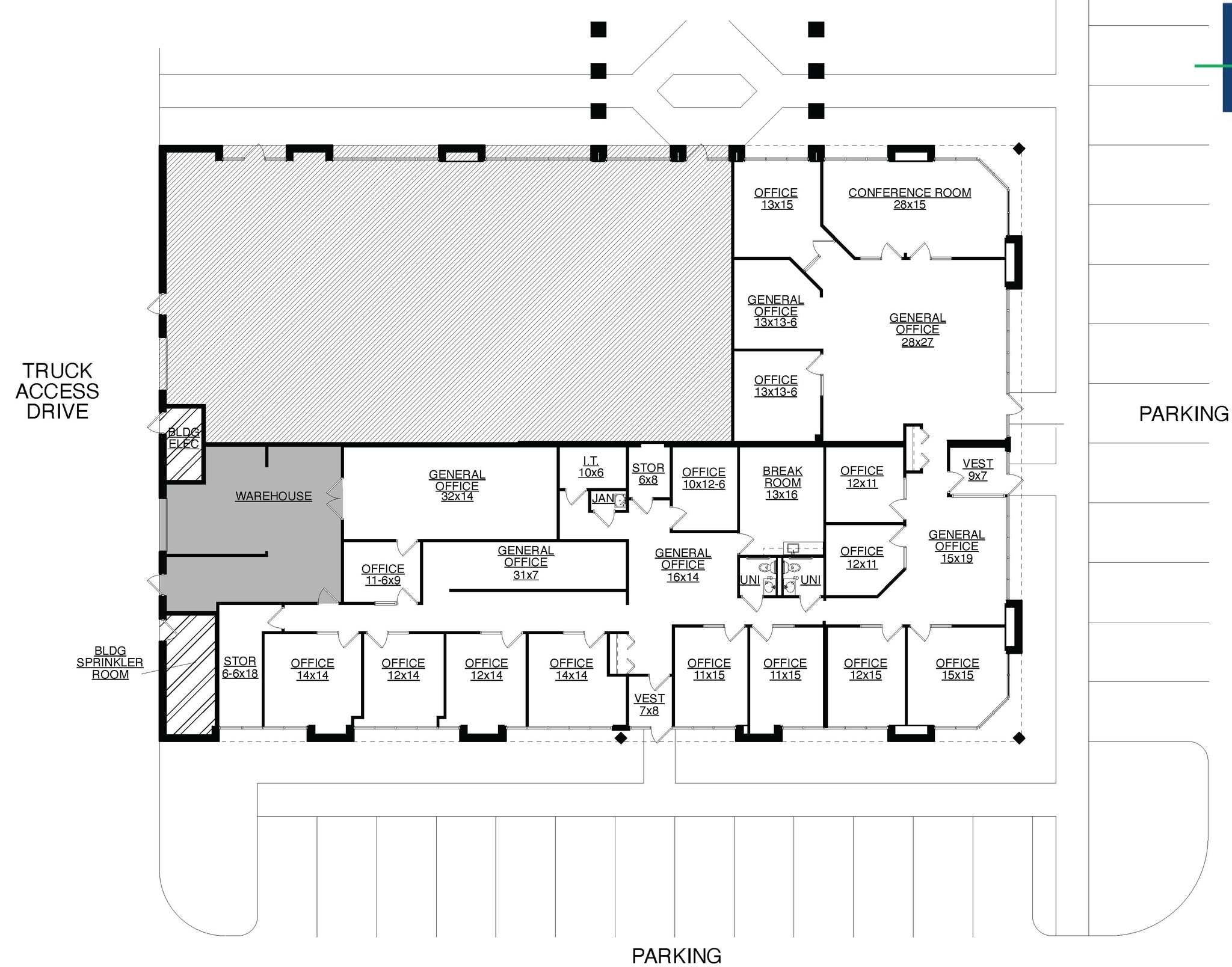 200 E Howard Ave, Des Plaines, IL for lease Floor Plan- Image 1 of 2