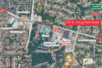 151 E Irving Park Rd, Streamwood, IL - AERIAL map view