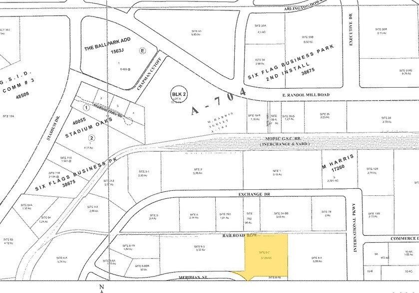 2019-2025 Meridian St, Arlington, TX à louer - Plan cadastral - Image 3 de 13