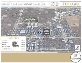 3853 E Craig Rd, North Las Vegas, NV - AERIAL  map view