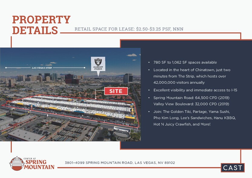 3525-3541 Valley View Blvd, Las Vegas, NV à louer - Photo du bâtiment - Image 3 de 8