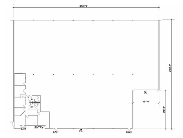 2361 Industrial Pky W, Hayward, CA à louer Plan d’étage- Image 1 de 1