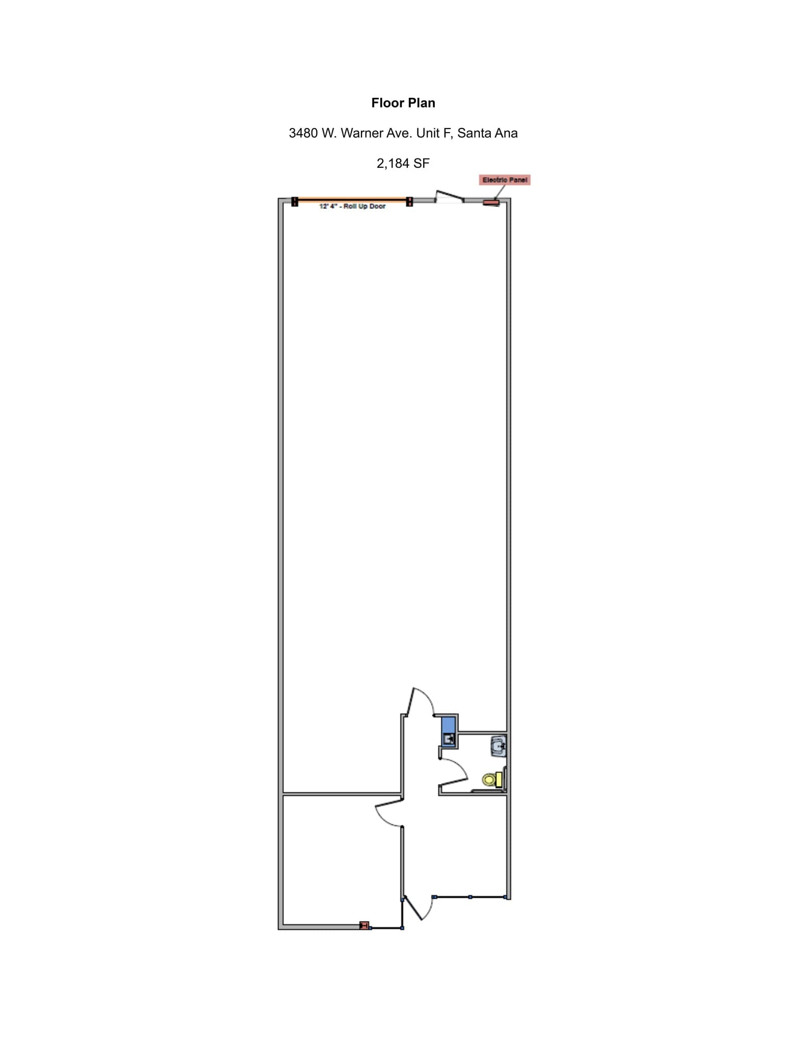 3400 W Warner Ave, Santa Ana, CA à louer Plan de site- Image 1 de 1