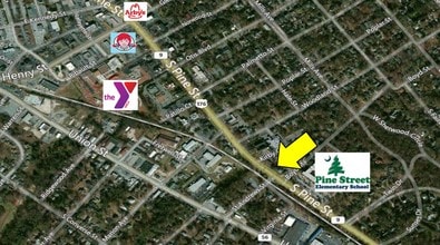 485 S Pine St, Spartanburg, SC - Aerial map view
