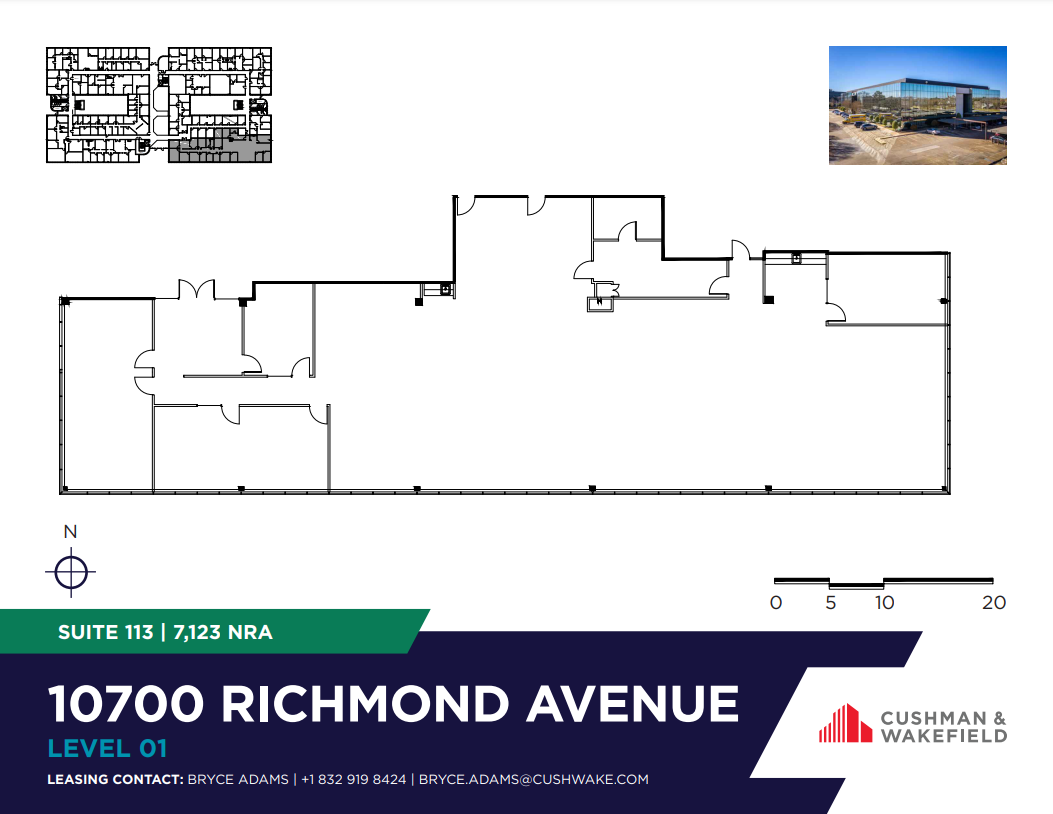 10700 Richmond Ave, Houston, TX à louer Plan d’étage- Image 1 de 1