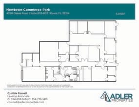 4350-4380 Oakes Rd, Davie, FL à louer Plan d’étage- Image 1 de 1