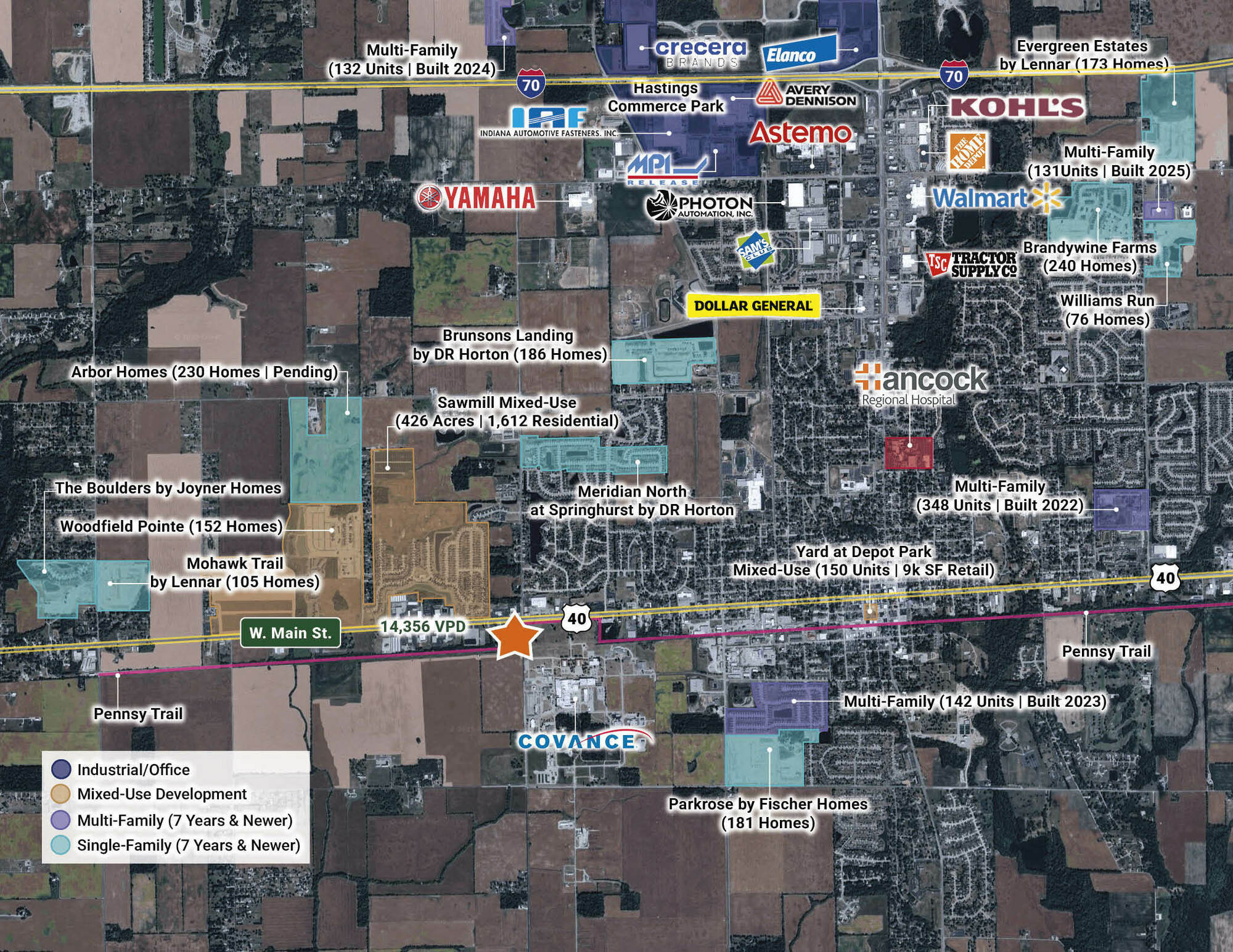 2201 W Main St, Greenfield, IN à vendre Photo principale- Image 1 de 5