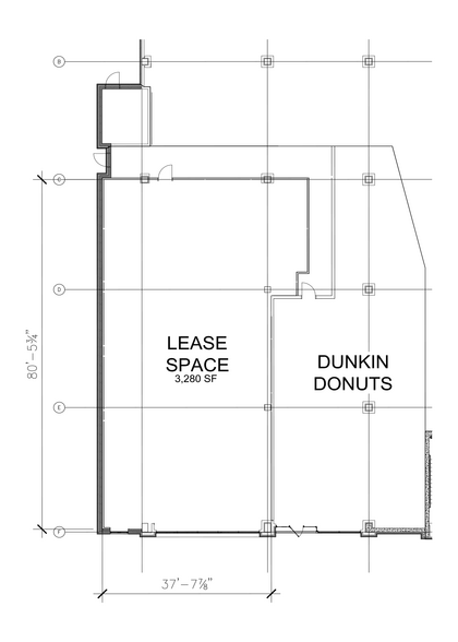 825 Elm St, Columbia, MO for lease - Floor Plan - Image 2 of 3
