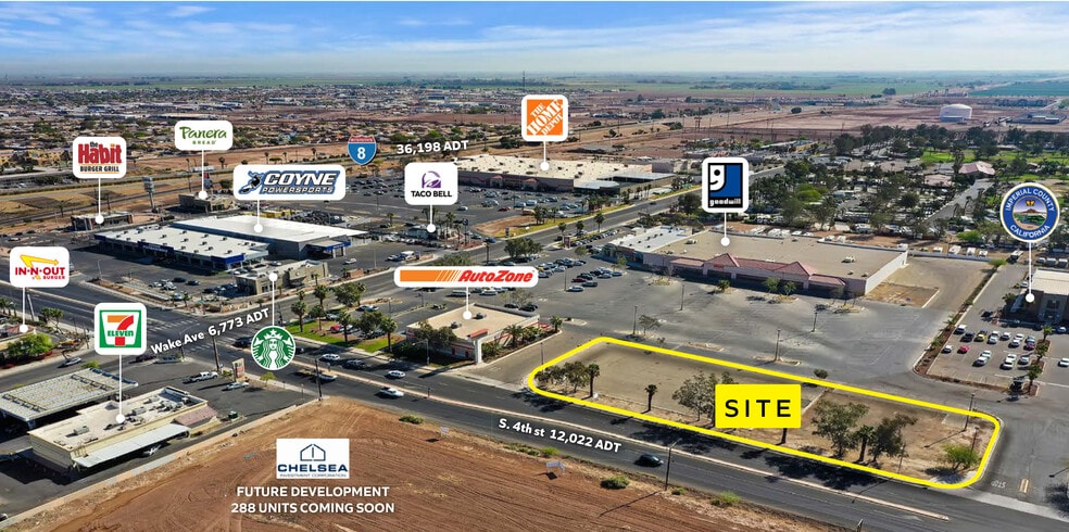 4th St & Wake Ave, El Centro, CA for lease - Building Photo - Image 1 of 3
