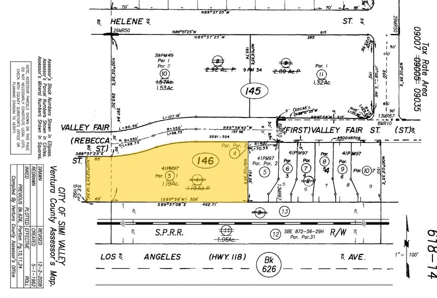4226 Valley Fair St, Simi Valley, CA for lease - Plat Map - Image 3 of 3