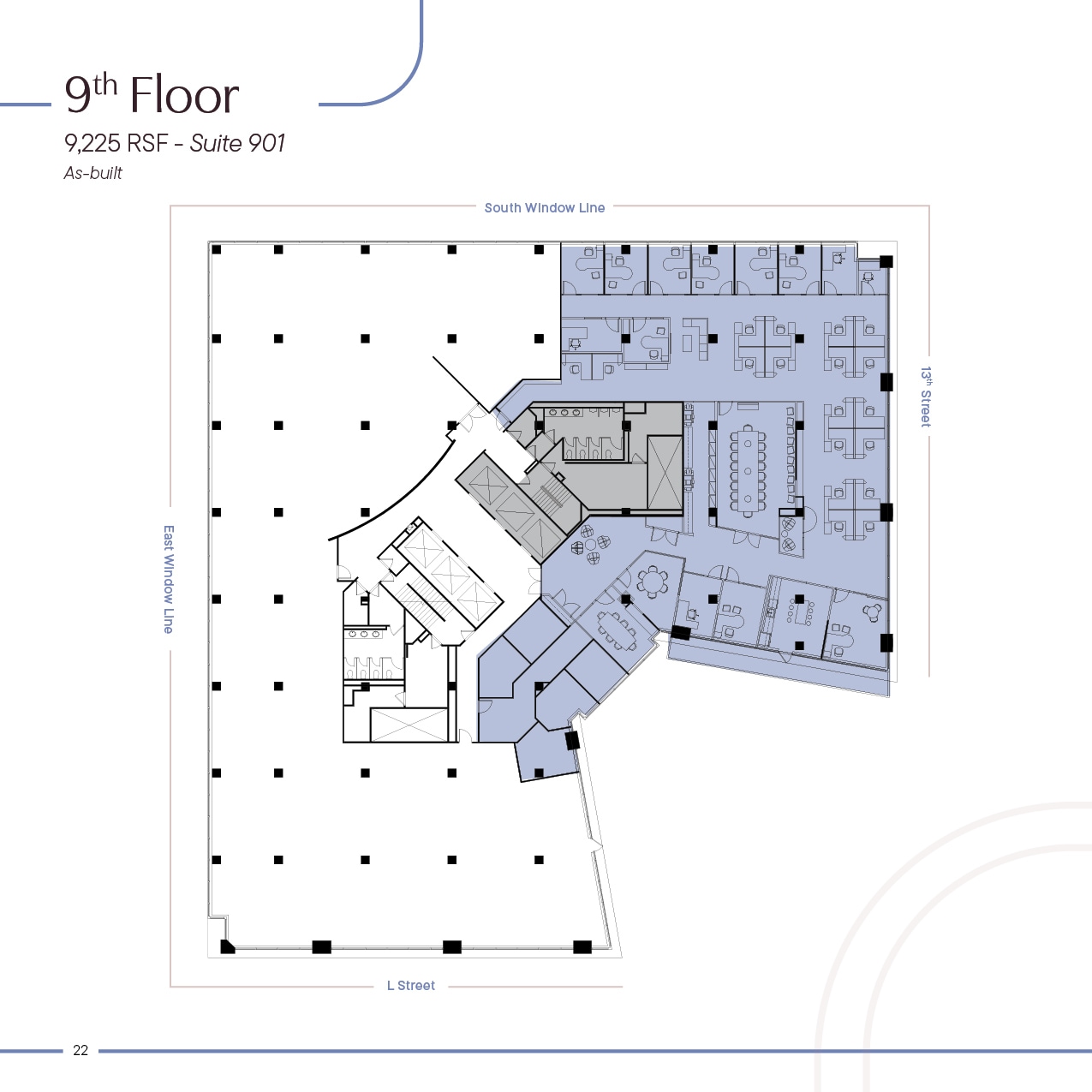 1220 L St NW, Washington, DC for lease Floor Plan- Image 1 of 1