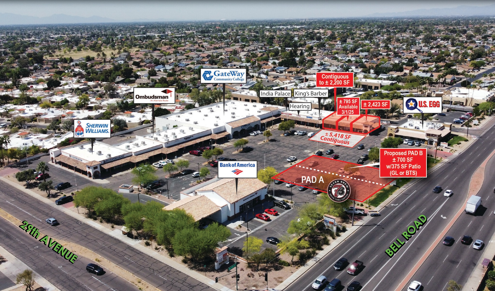 2901-2957 W Bell Rd, Phoenix, AZ for lease Building Photo- Image 1 of 6
